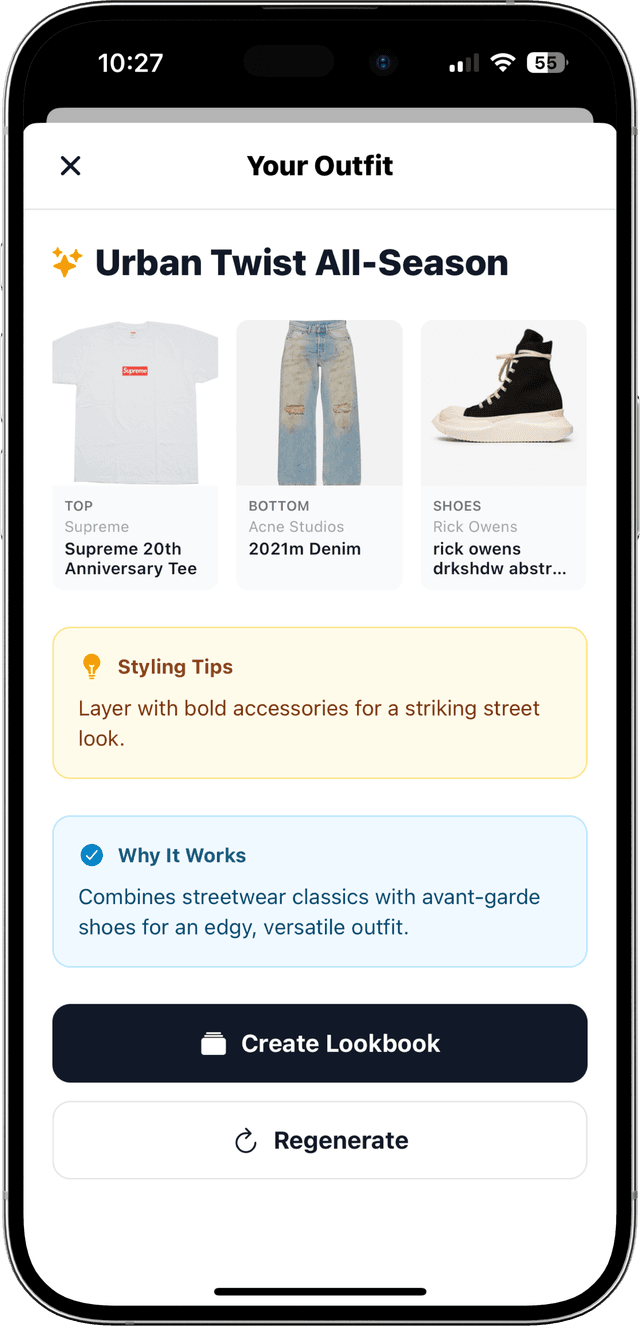 Archive Outfit Generator
